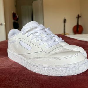 White Reebok Club C Sneaker 8.5